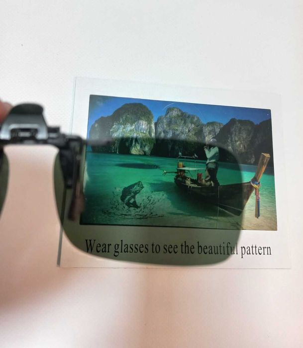 Накладка-клипса на очки для водителей (Polaroid)