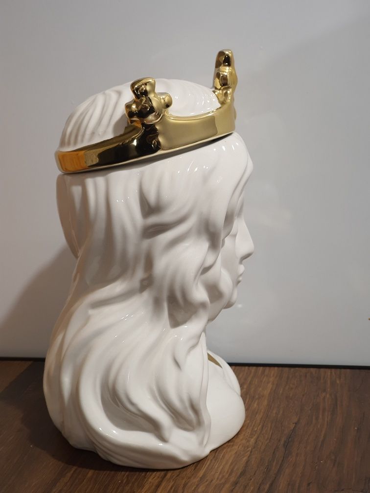Królowa pojemnik wazon ceramiczny
