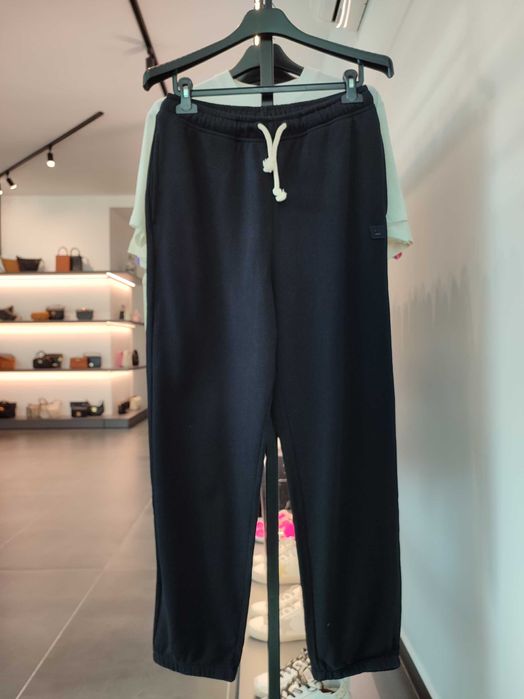 Штани Acne Studios Frack Face Cotton Sweatpants Black