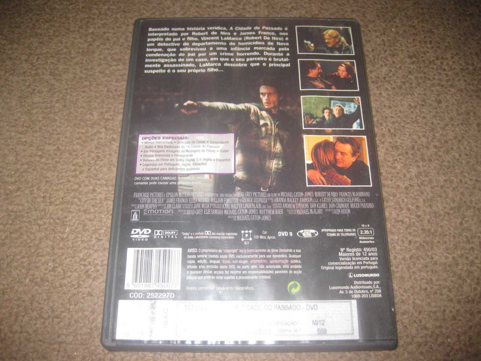 DVD "A Cidade do Passado" com Robert De Niro