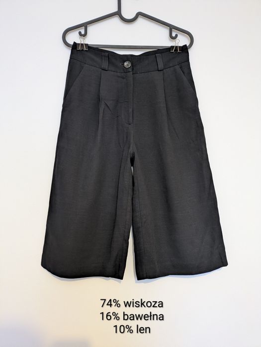 Kuloty, culotte, z metką, KappAhl, wiskoza, bawełna