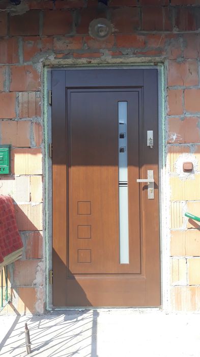 Drzwi zewnętrzne drewniane 78mm od ręki Grójec Czyste powietrze