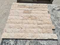 Trawertyn Light łupany FL(40-10)x10x1,5 cm, Płatność przy odbiorze