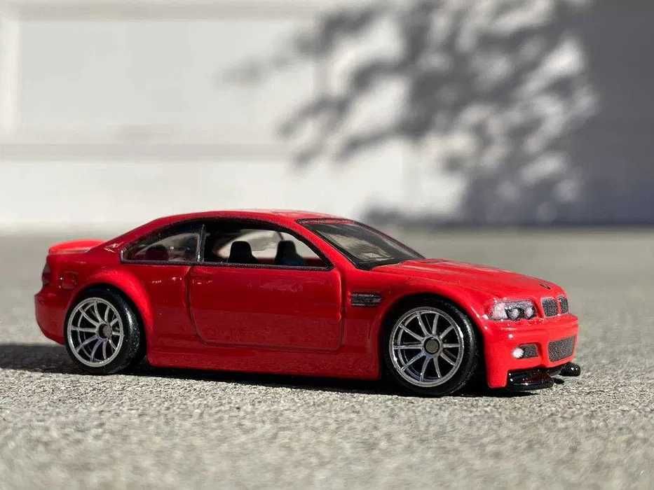 hot wheels premium M3 E46 czerwony, w blistrze nowy, car culture