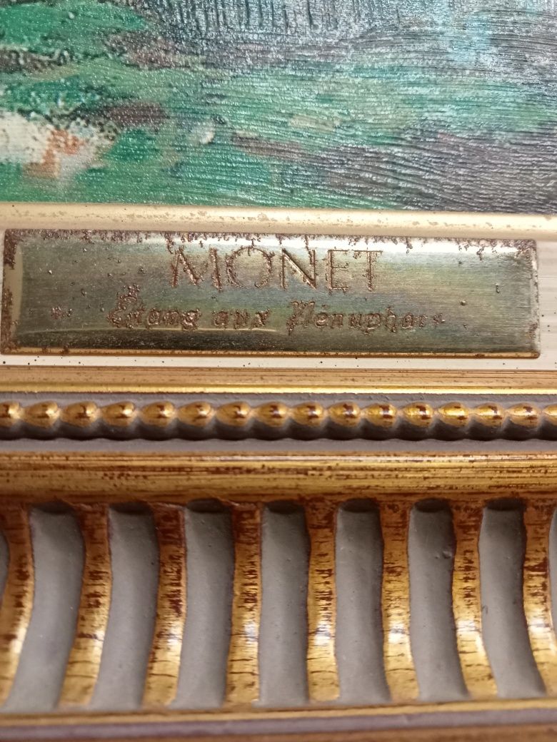 Moldura com pintura de MONET