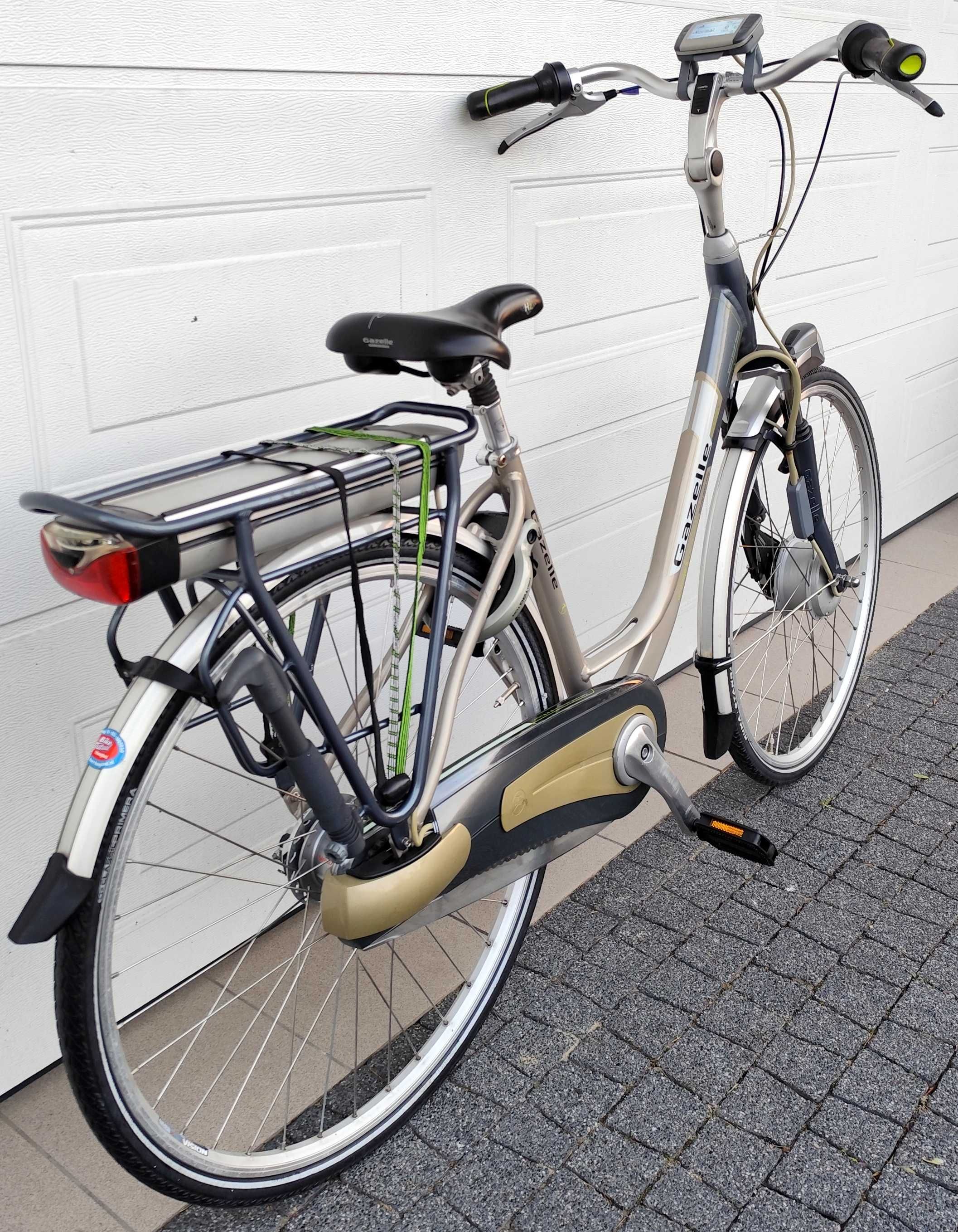 rower elektryczny gazelle orange rama 49 shimano nexus