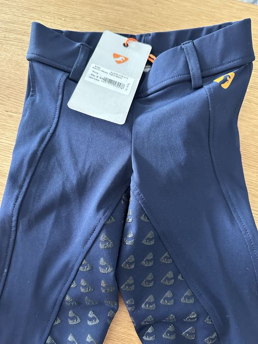 Bryczesy spodnie do jazdy konnej dzieciece XS