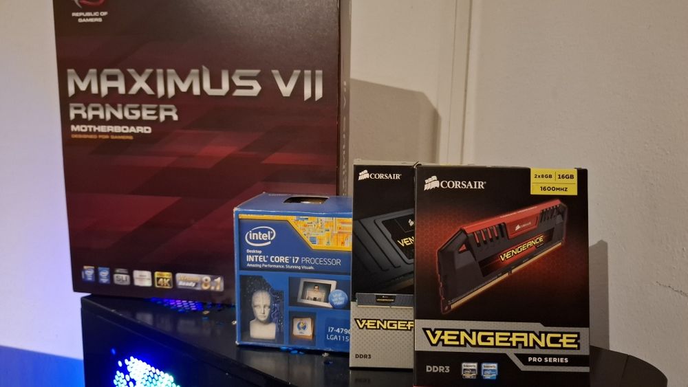 Pc Rog + i7 4790k + 24Gb Ram + Gtx 1050