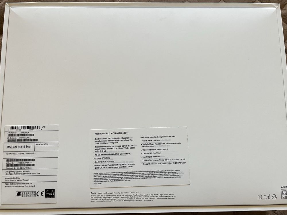 MacBook Pro 16Gb Ram 1TB Flash
