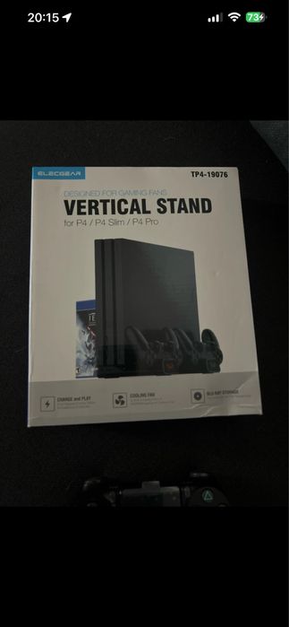 Comando Ps4 mais carregador de comandos