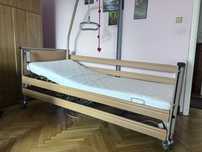 Łóżko rehabilitacyjne dla seniora super lekkie wygodne + akcesoria