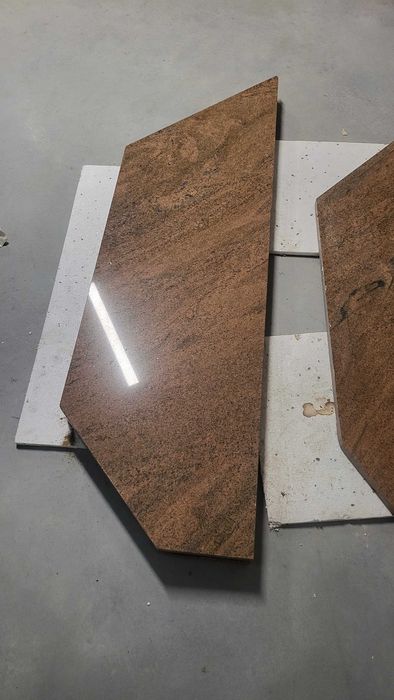 Płyta granitowa - bar granitowy - 3 cm grubości - Multicolor Red