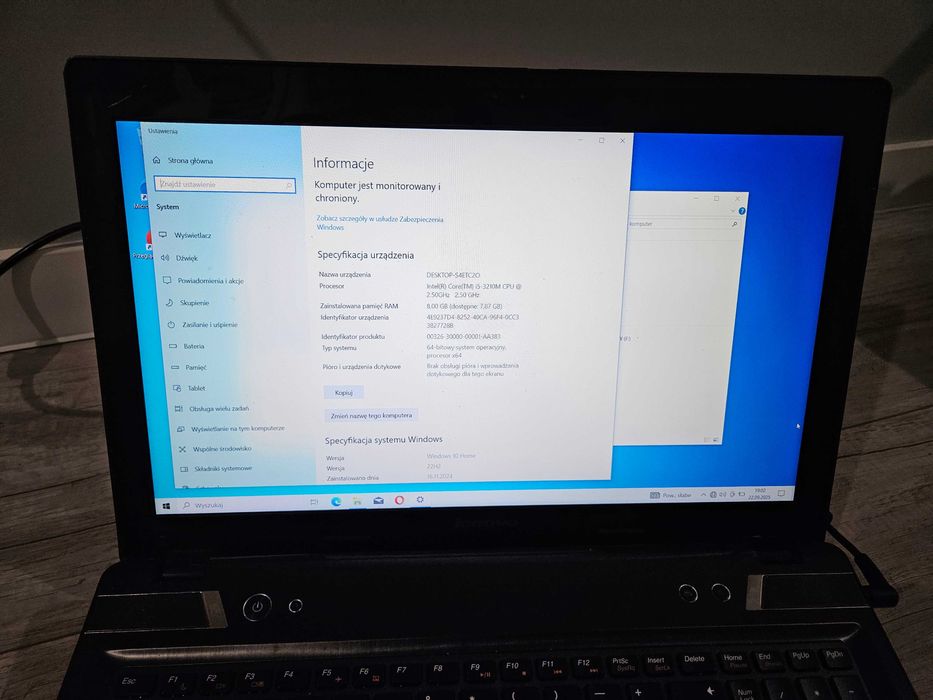 Laptop Lenovo IdeaPad Y580 15,6 " Intel Core i5 8 GB / 250 GB GTX 660M