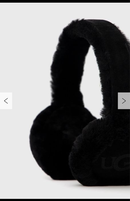 Вовняні навушники UGG чорні