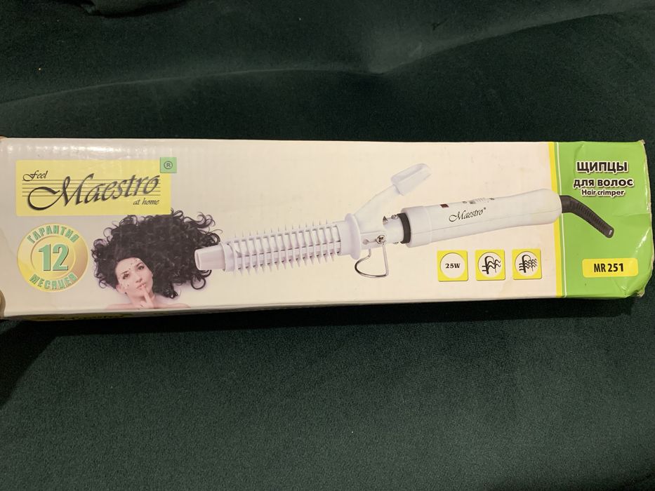 Плойка, щипці з насадкою Маестро Maestro