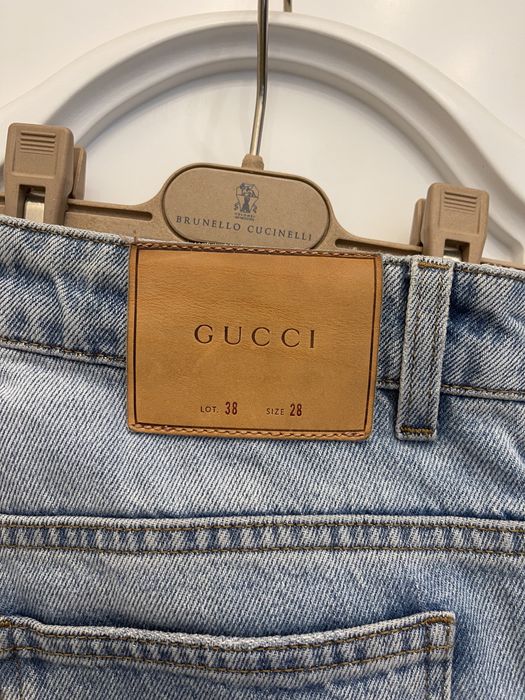 GUCCI piękne spodnie, klasyki jeansowe, stan idealny