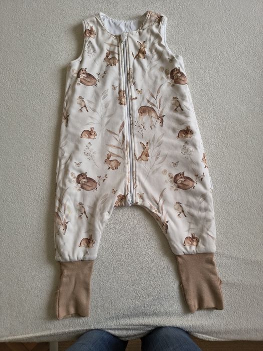 Śpiworek do spania z nogawkami 74/80 babybaj