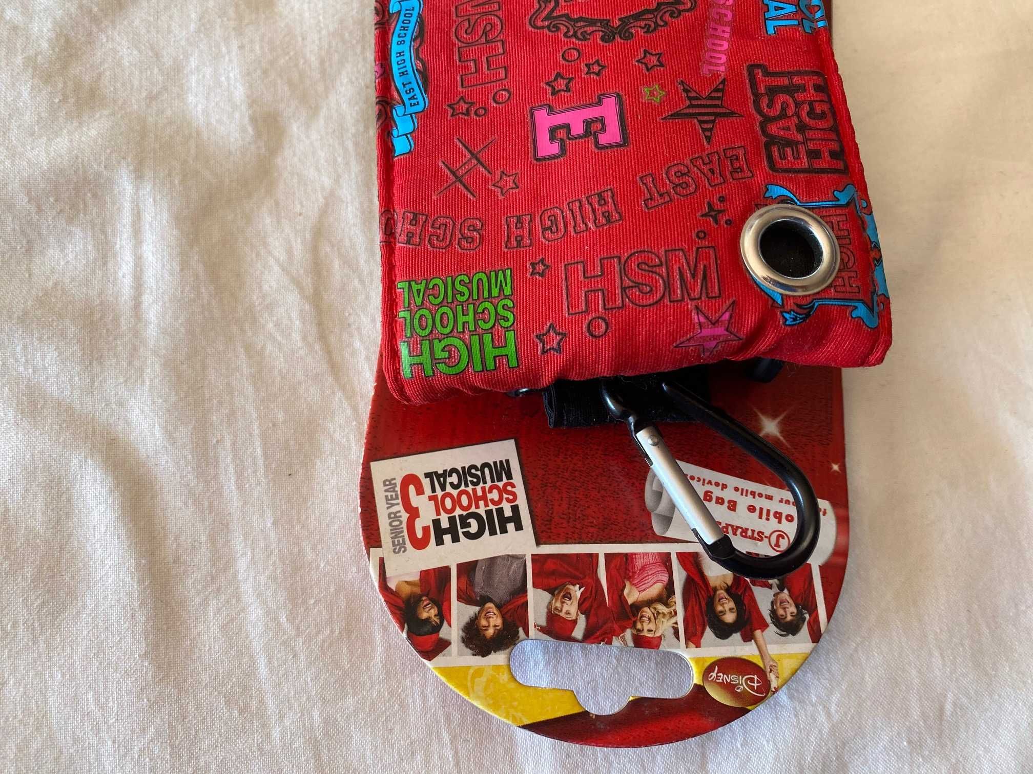 High School Musical 3 Senior Year Bolsa Telemóvel Retro J-Straps Nova