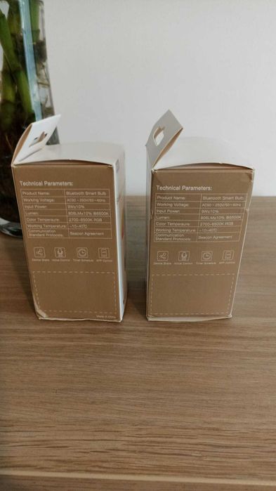 2 lLampadas Inteligentes - MOES-Lâmpada LED Smart Bluetooth