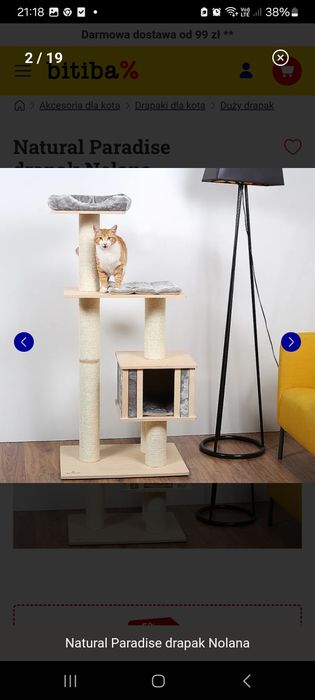 Duży drapak Natural Paradise