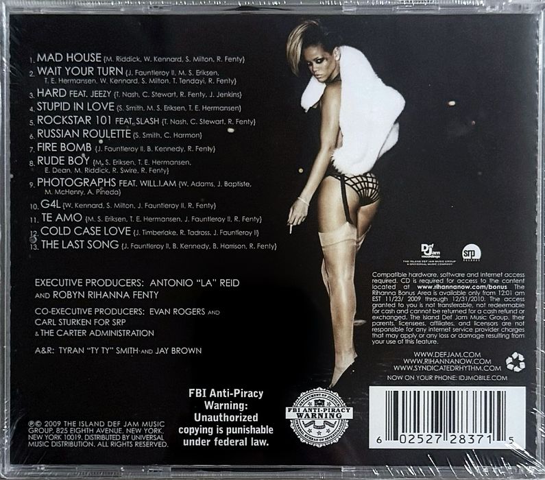 Rihanna Rated R Explicit (CD 2009) US