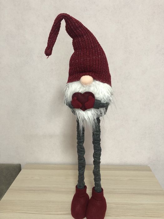 Скандинавский гном 70-95см, новогодний подарок, интерьерная игрушка