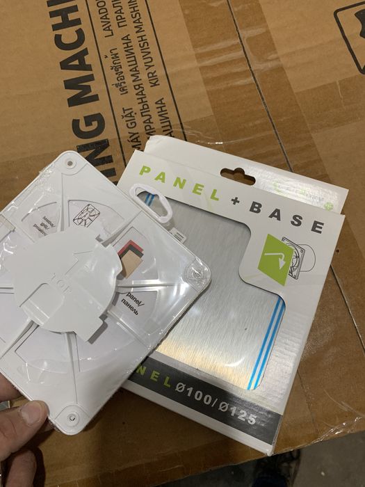 Панель AIRROXY 01-164 для вытяжных вентиляторов dRim 100/125 Gray Plex