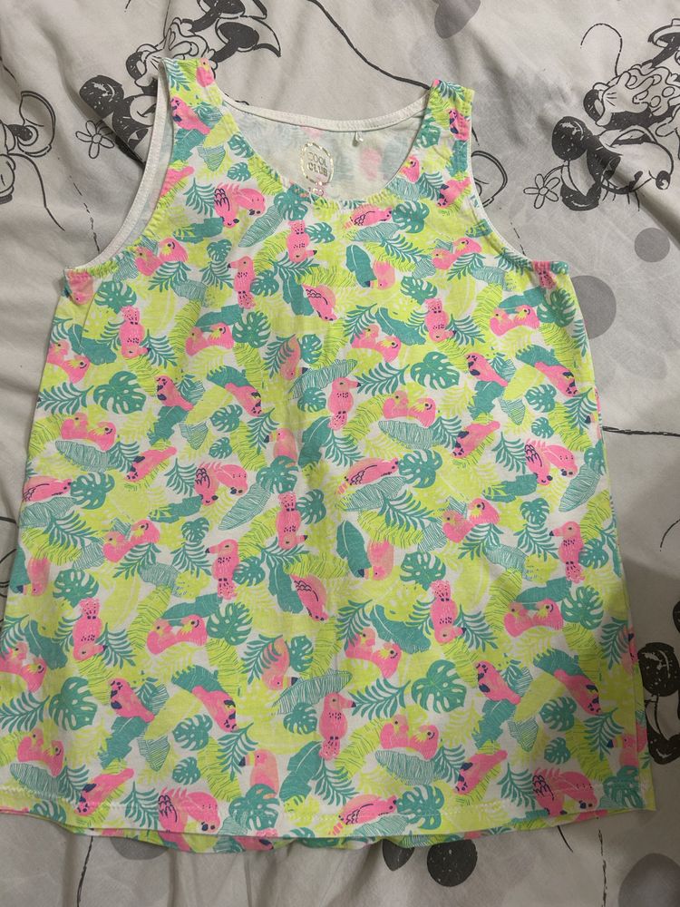 Bluzeczka na ramiączkach papugi cool club 152 cm