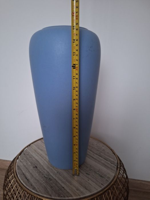 Duży niebieski wazon ozdoba dekoracja niemiecki