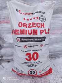 Węgiel Orzech Premium Plus 30MJ/kg Gruby Workowany Transport