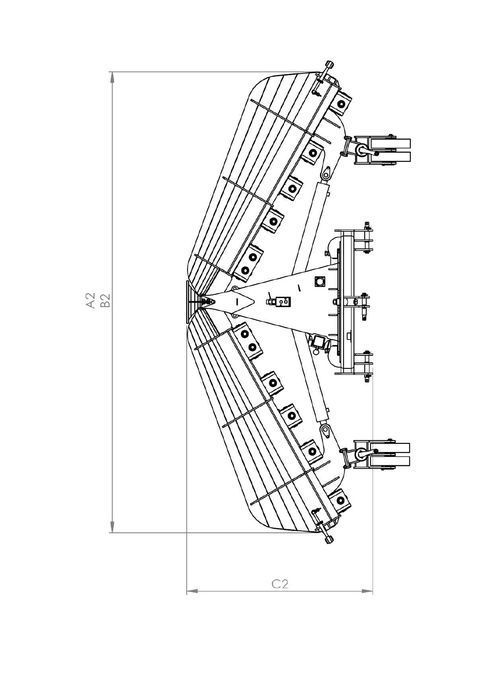Pług składany tytan 3,6m! profesjonalny hydrauliczny ciężki  1400kg!