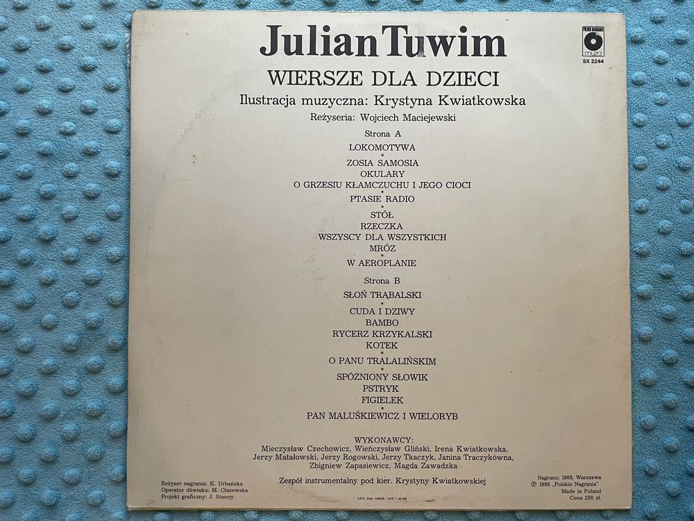 Julian Tuwim winyl / Wiersze dla dzieci