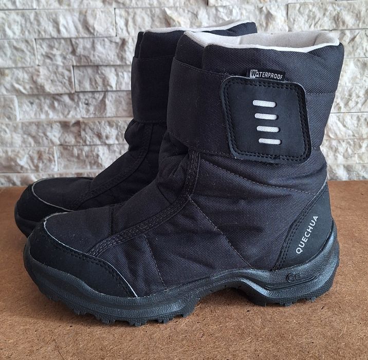 Buty zimowe śniegowce Decathlon Quechua rozmiar 34