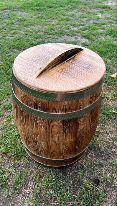 Діжка дубова для соління, бочка для квашення, кадка діжечка, оброблені