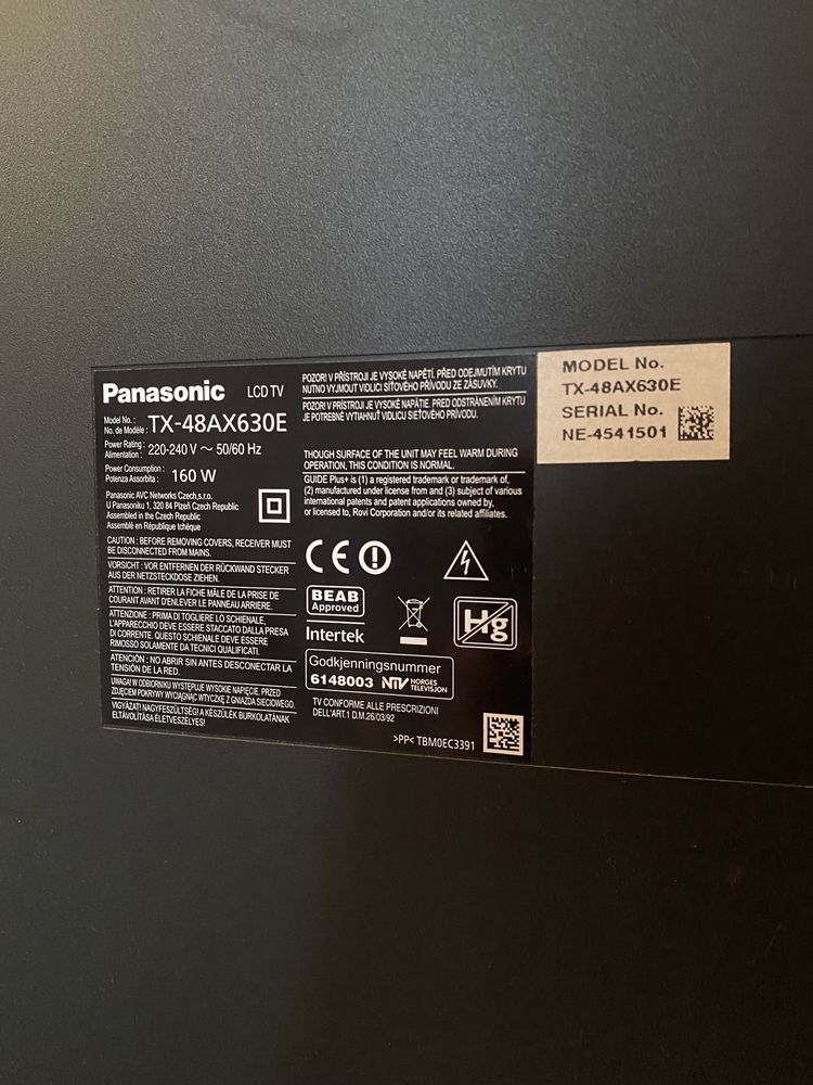 Telewizor Panasonic TX 48 cali 4K Ultra HD Smart TV Wi-Fi