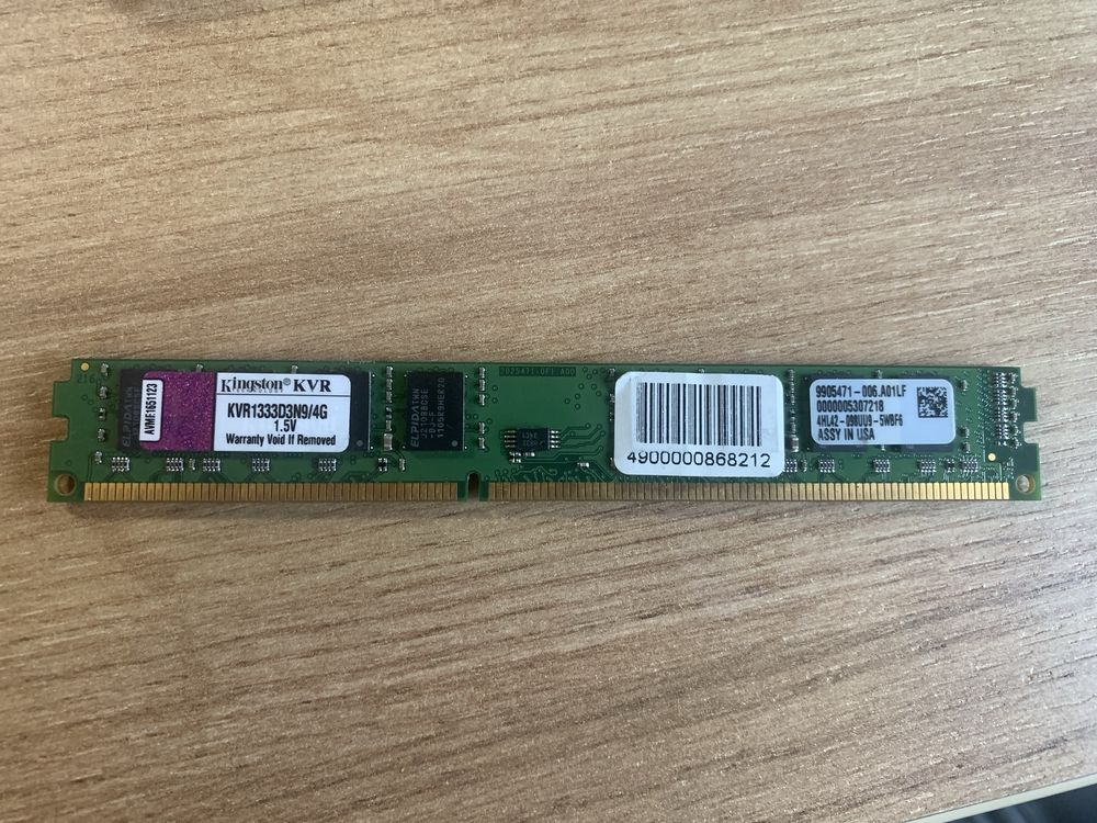 Оперативная память Kingston ddr3 4 gb