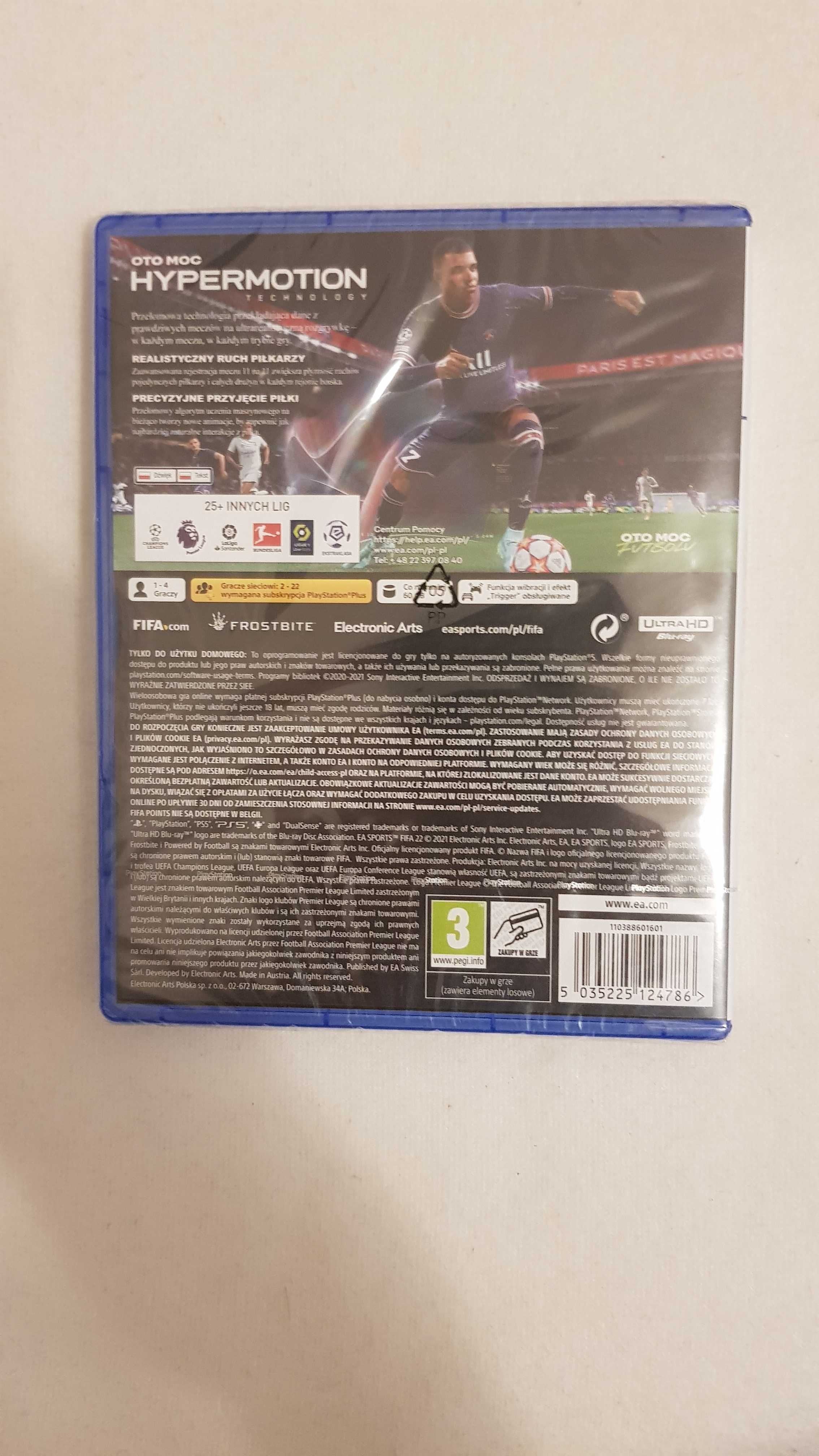 FIFA 22 PS5 новая не вскрывалась