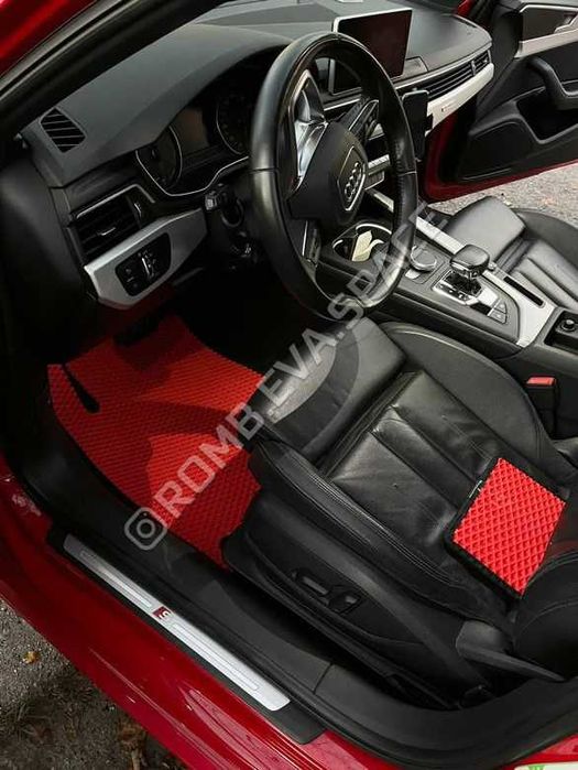 ‼️ ПОДАРУНОК Авто килимки EVA, ЕВА коврики в салон (Ромб Сота Крапля)