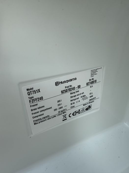 Zamrażarka Husqvarna
