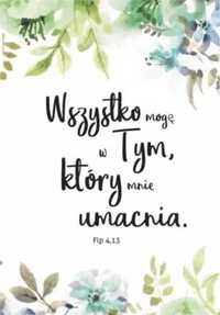 A Kartka składana - Wszystko mogę w tym