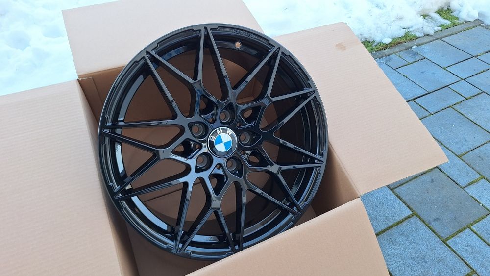 Nowe Alufelgi 5x120 R18 Bmw E46 E90 E91 f10 f30 f25 X3 Czarny Połys