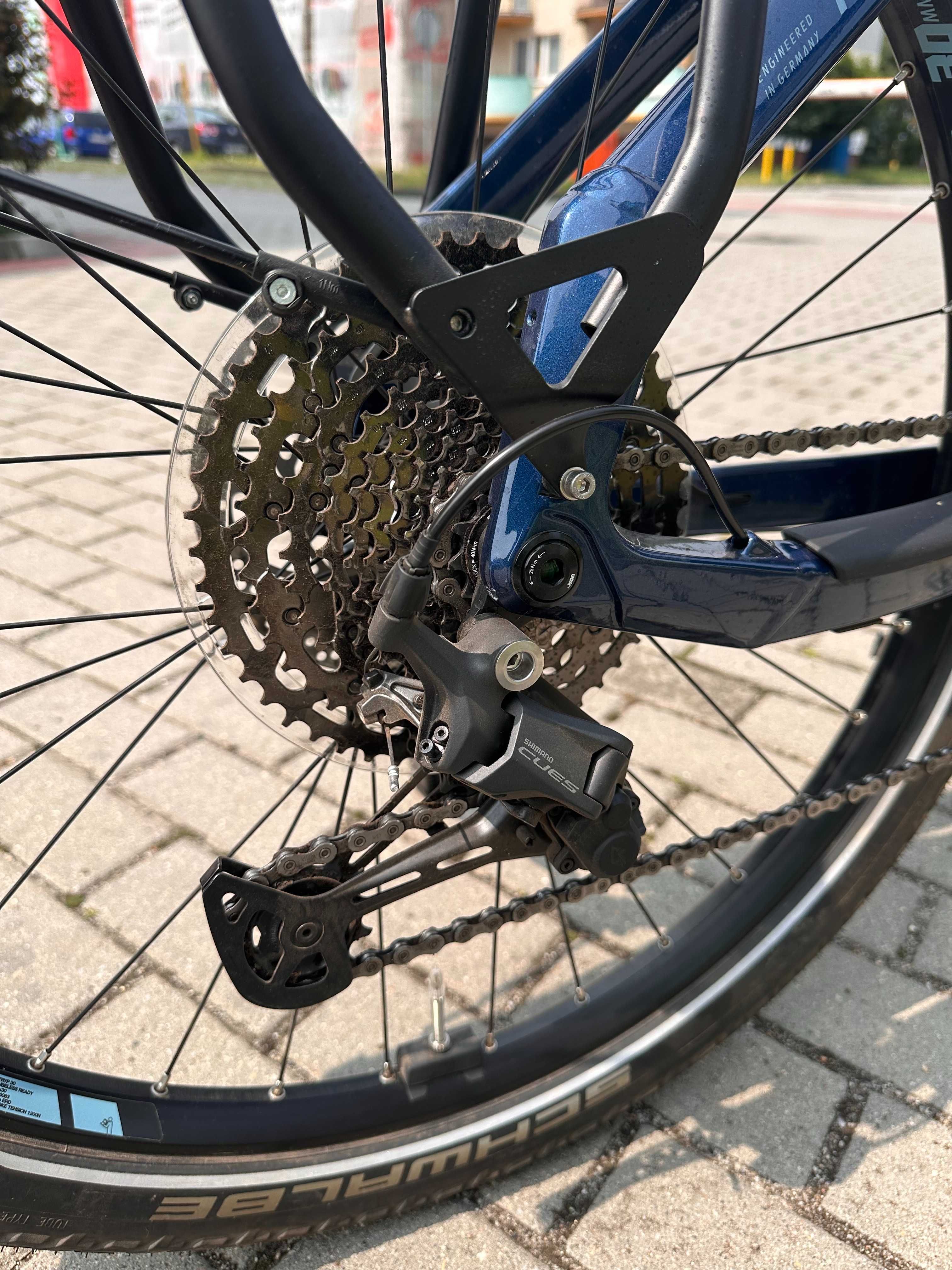 rower elektryczny haibike trekking 8 low 750 Wh