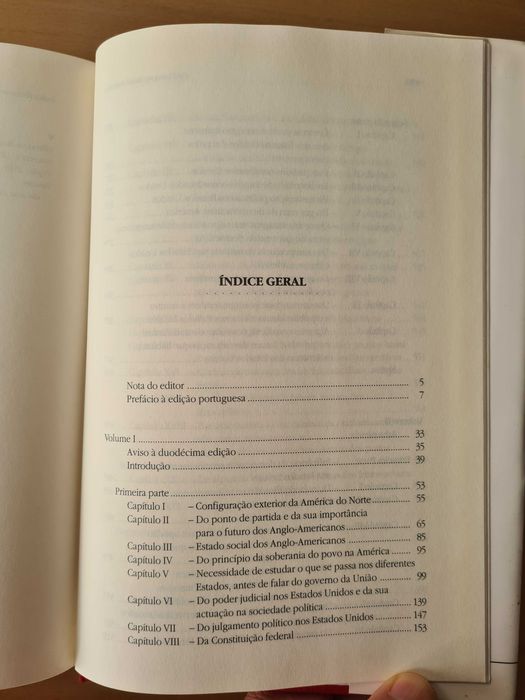 Livro "Da Democracia na América" de Alexis de Tocqueville