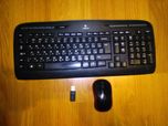 Продам Logitech клавіатуру та мишу бездротові