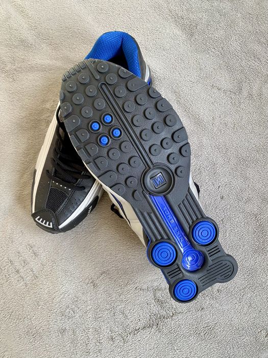 Nike Shox R4 Prata-Azul