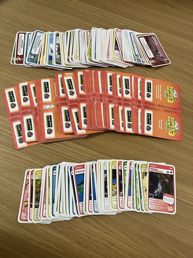 Cartas Super animais 2 e 3