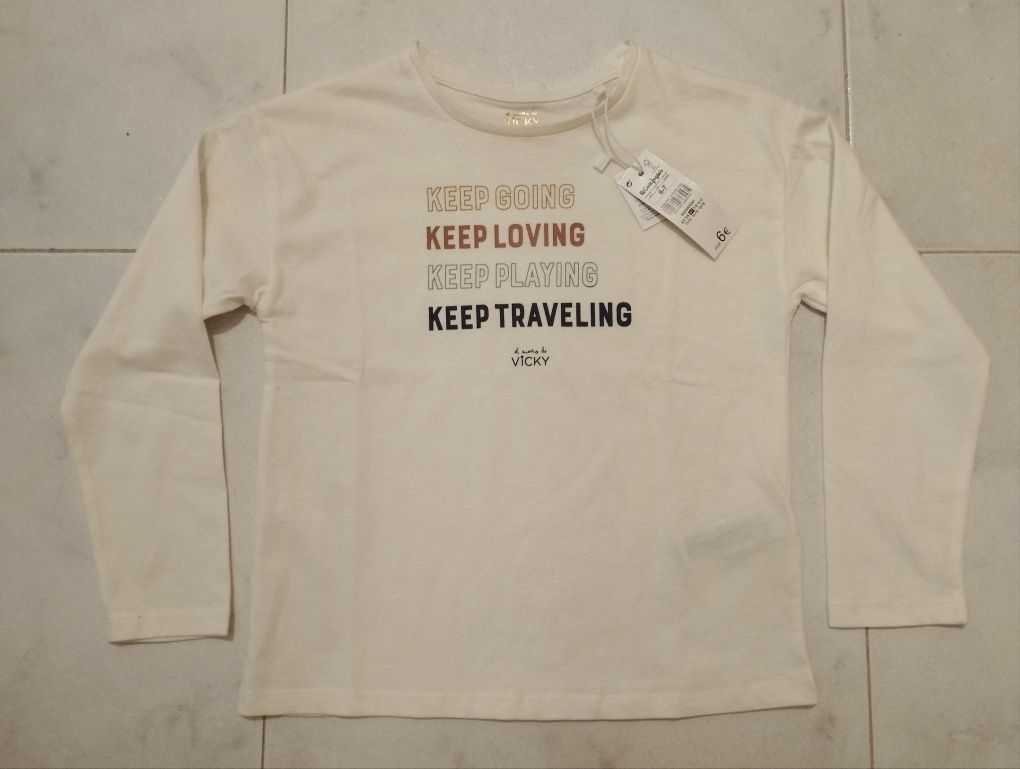 Camisola Branca Nova da Unit Kids - 6/7 anos