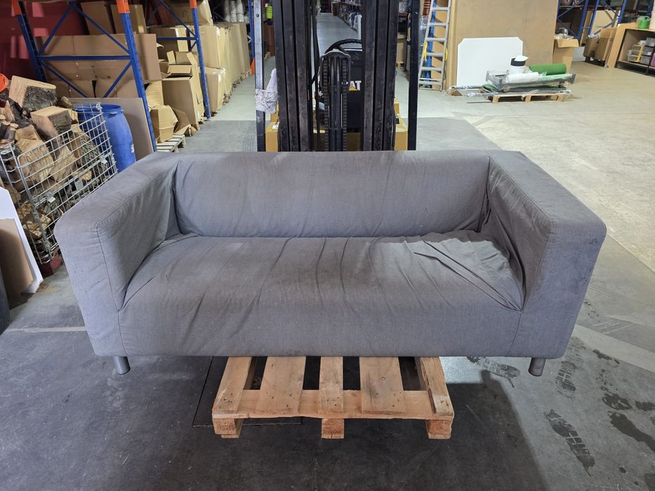 Sofa IKEA KLIPPAN Cinzento 3 Pessoas