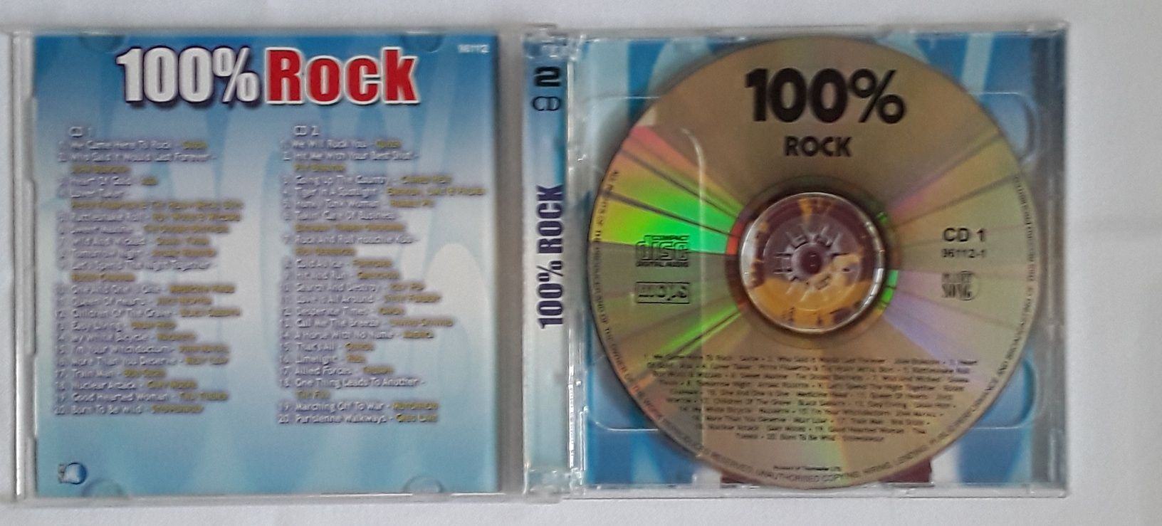 CD 100% Rock (com dois discos)