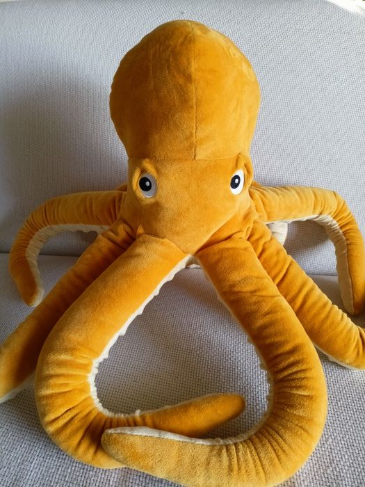 Pluszak - żółta ośmiornica z IKEA